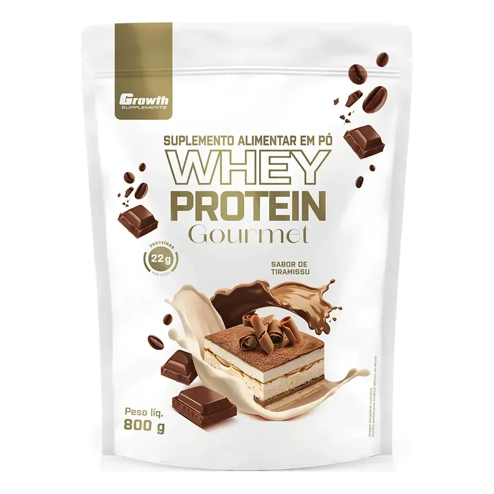 Whey Protein Gourmet 800g Growth Supplements - Tiramisu Tiramisu