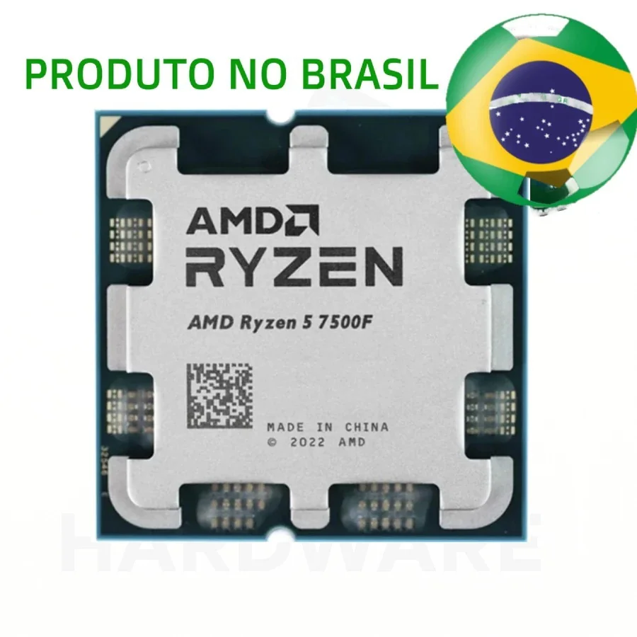 Processador AMD Ryzen 5 7500F AM5 OEM Novo