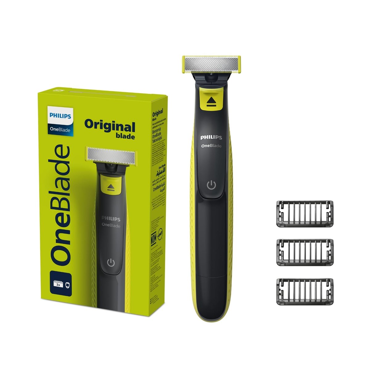Philips OneBlade Barbeador e Aparador Elétrico: Raspa, Apara e Contorna