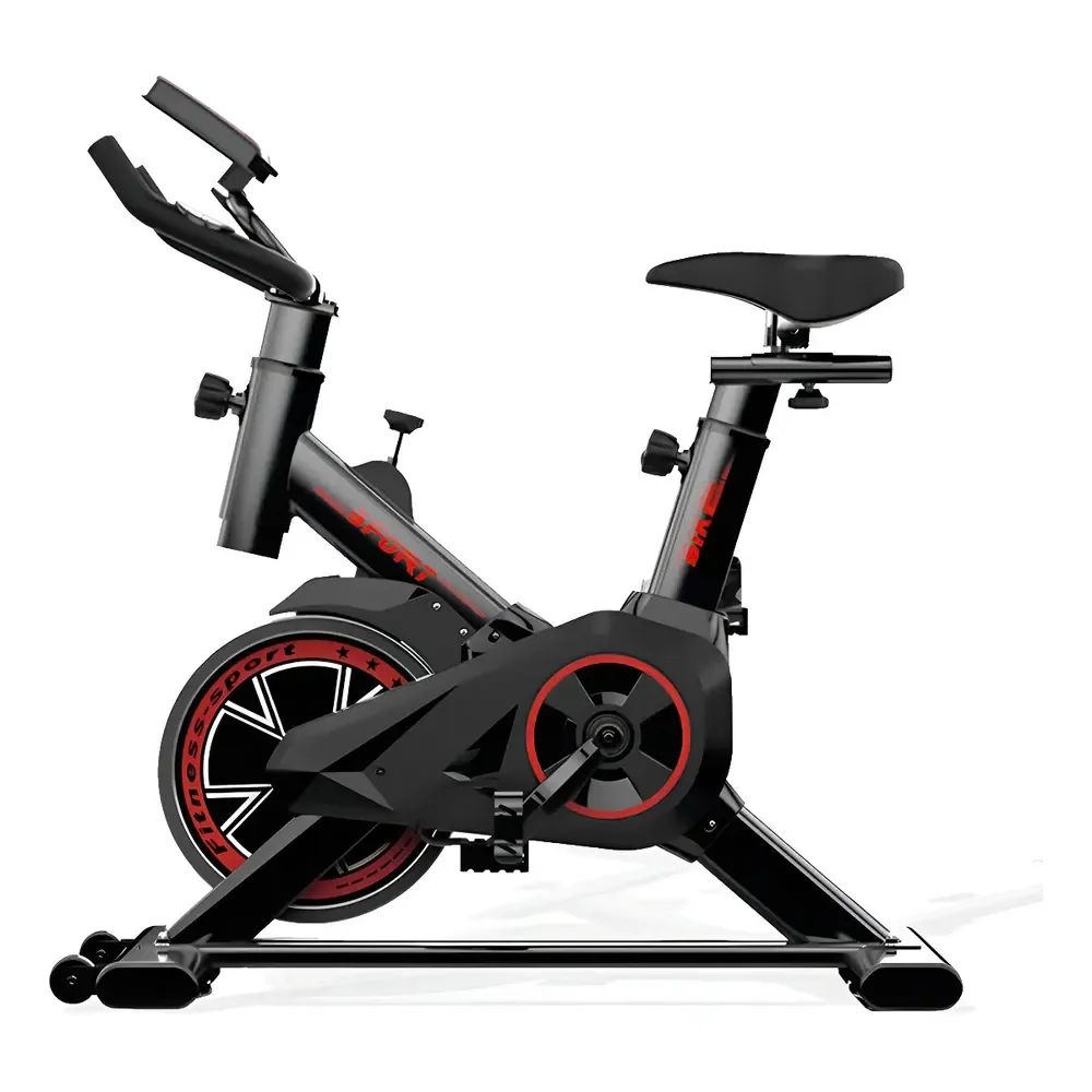 Bicicleta Ergométrica Spinning Fitness Sport Inércia 8kg Preta