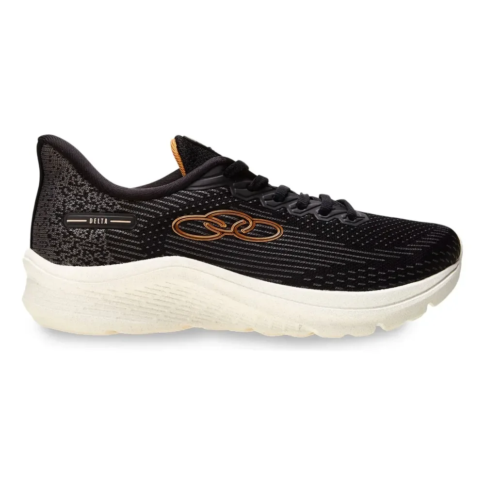 Tênis Feminino Delta 122 Olympikus Preto/chumbo Liso 39 Br