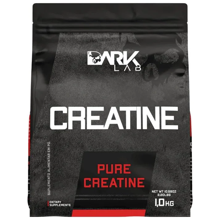 Creatina Pura 1kg Dark Lab Monohidratada 100% de Pureza, Sem Sabor