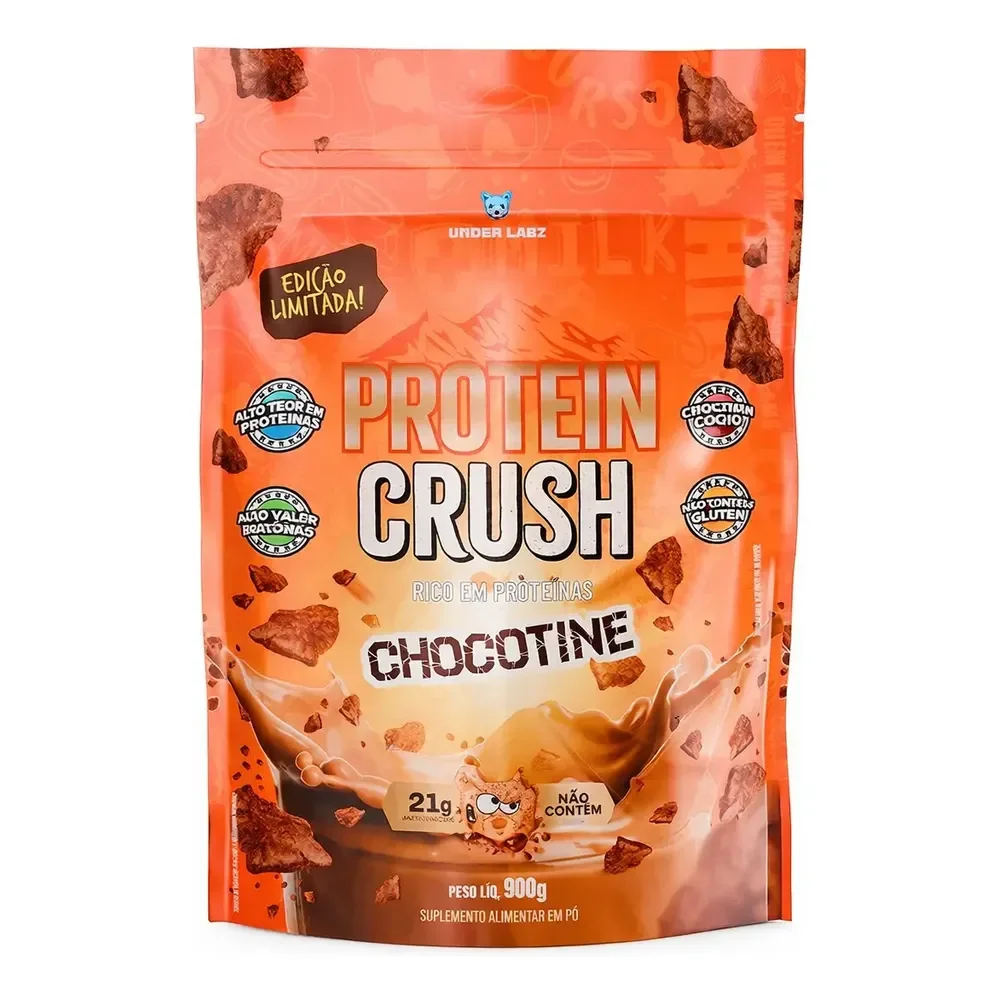 Whey Protein Crush 100% Concentrado Under Labz Coenzima Q10 Chocotine