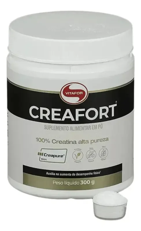 Creatina Monohidratada Creafort Sem Sabor 300g Vitafor