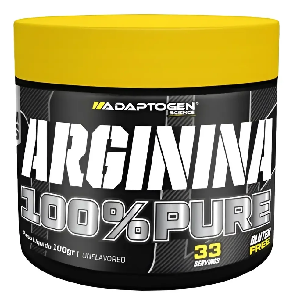 Arginina Platinum 100%  Pure 100g Adaptogen Science Sem Sabor