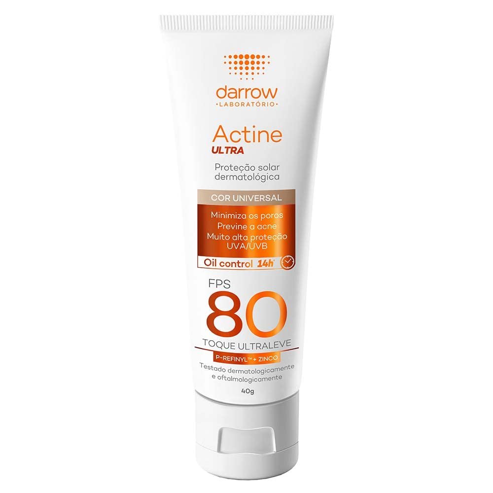 Darrow Actine - Protetor Solar Ultra Fps80 - Cor Universal Cor: Branco