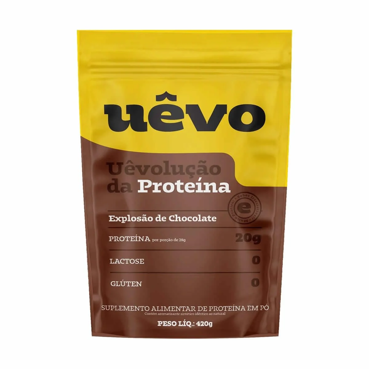 Proteína Uêvo - 420g Refil Chocolate - Uêvo
