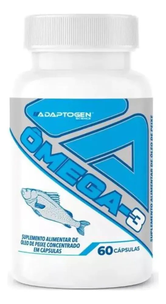 Ômega 3 EPA 660mg DHA 440mg 60 Cápsulas Óleo de Peixe Adaptogen