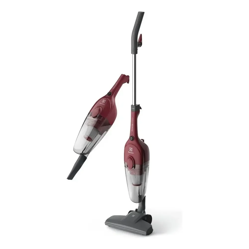 Aspirador De Pó Vertical Com Fio Portátil De Mão 2 Em 1 1100w De Potencia Com Cabo Elétrico De 5 Metros E 1,2 Litros De Capacidade Com Filtro Hepa Electrolux Stk13 Vermelho Chili Red 127v