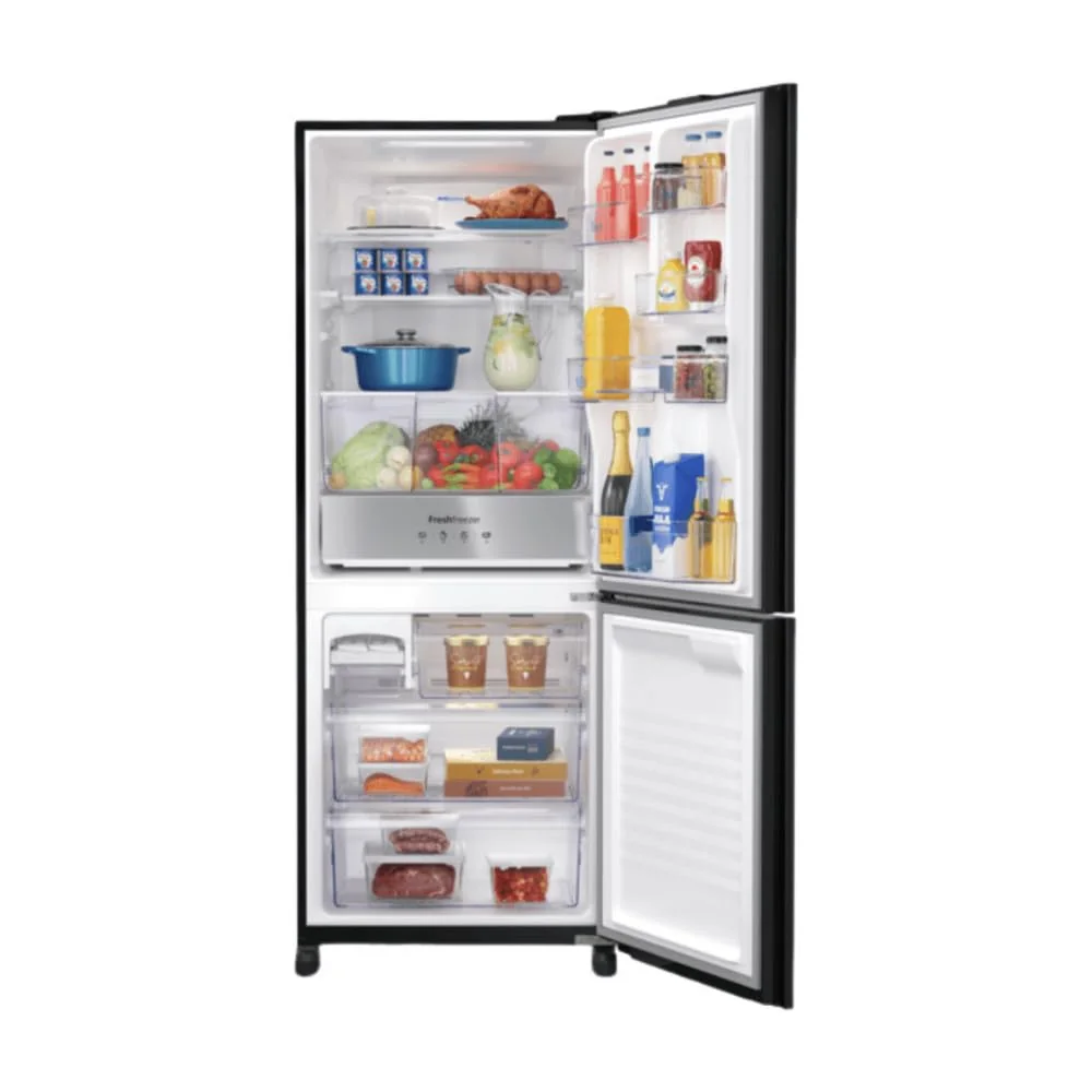 Geladeira Intuitive+ Panasonic BB65 Frost Free Inverter 467L Black Glass - NR-BB65GV7BA 127V