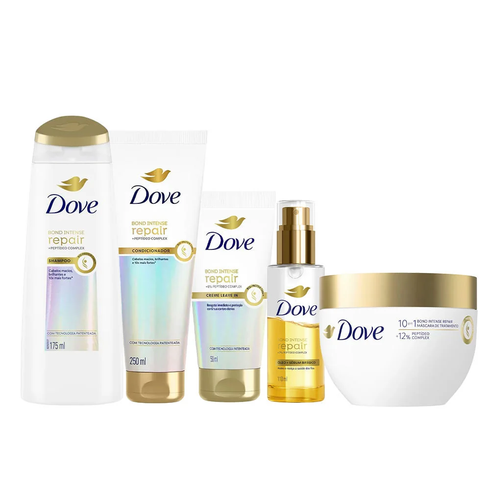 Kit Dove Bond Intense Repair - 5 Unidades