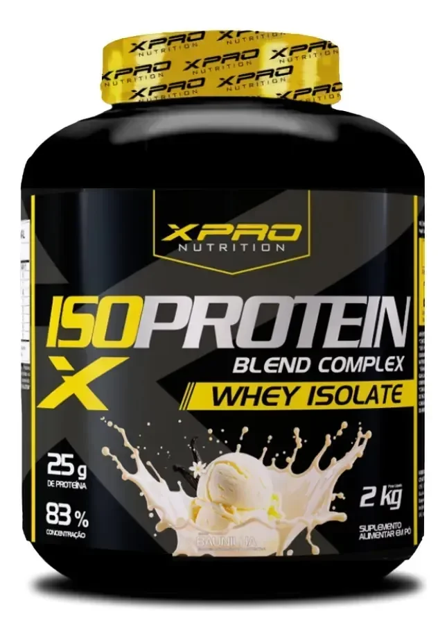 Whey Protein Iso Blend Complex 2kg Baunilha Zero Açúcar - XPro Nutrition