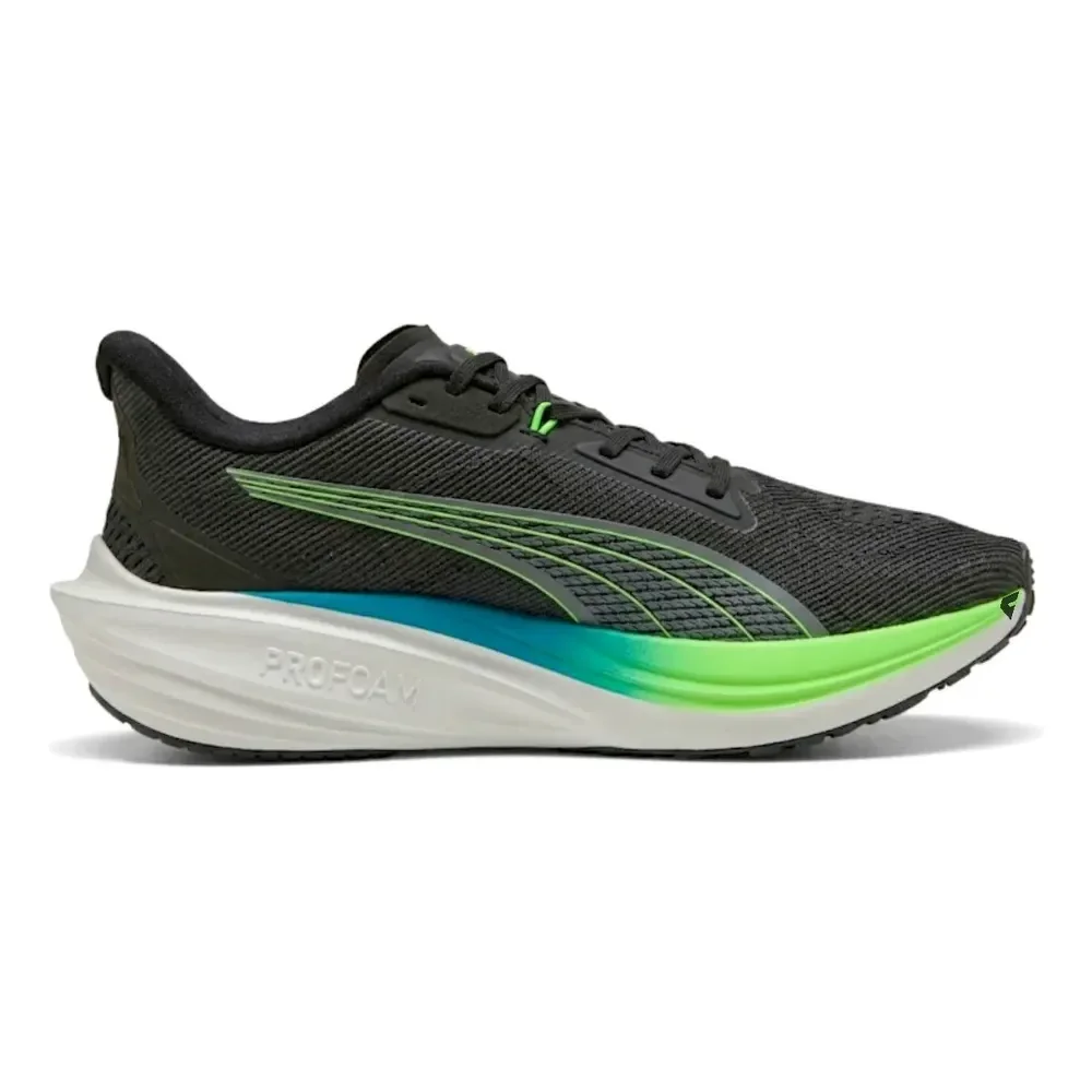 Tênis Puma Darter Pro Masculino Corrida Preto Azul E Verde Lisa 41