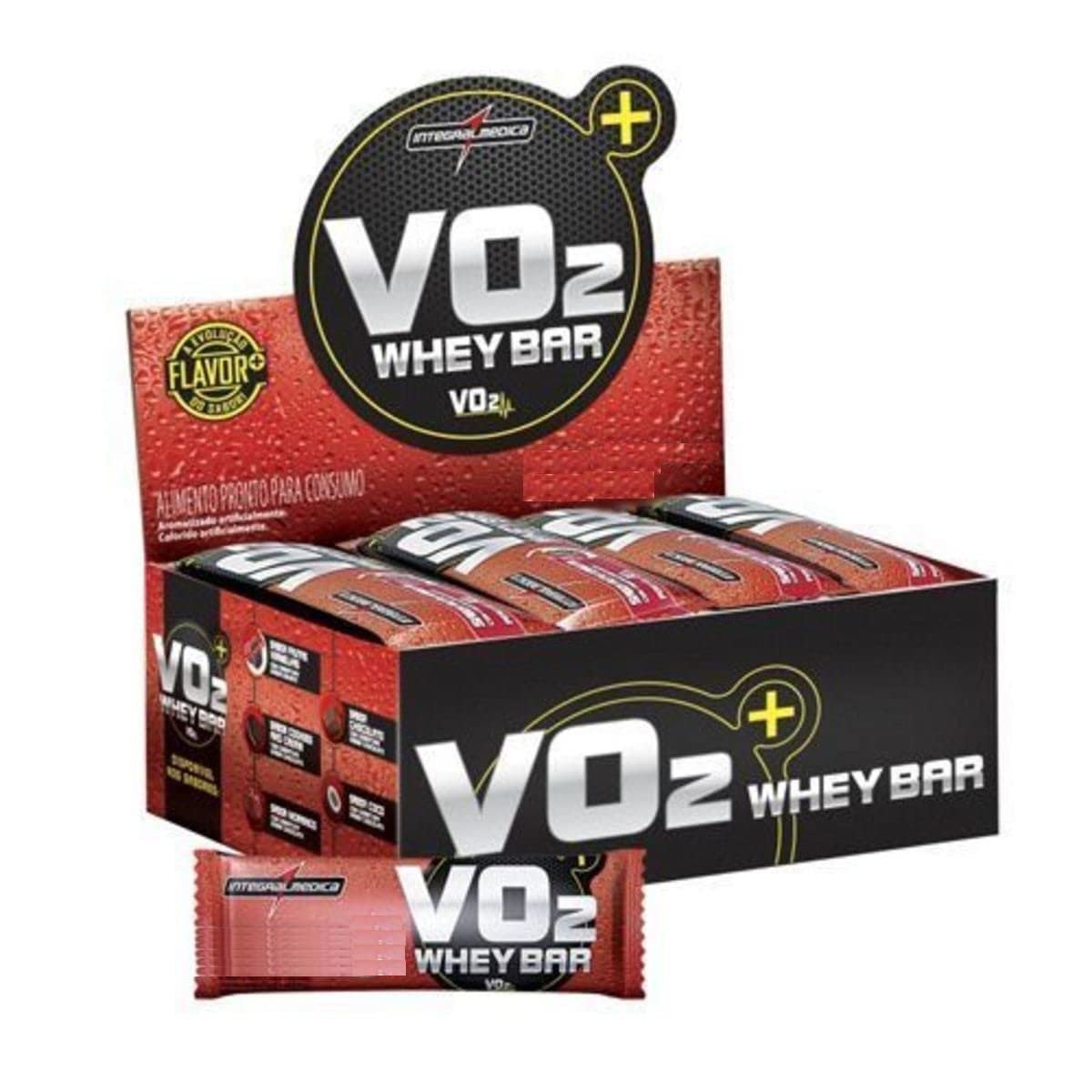 VO2 Whey Bar 12 Unidades 30g Cookies, IntegralMedica