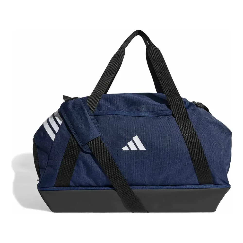 Mala Duffel Média Tiro League adidas Azul Lisa Níquel