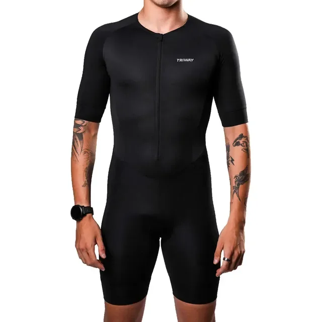 Macaquinho Triathlon Triway Sports Sprint Black Masculino