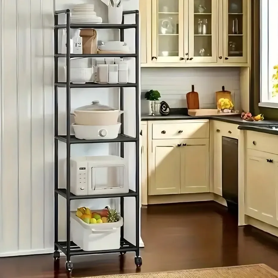 Prateleira 6 Nichos Super Resistente - Cozinha E Casa Preto
