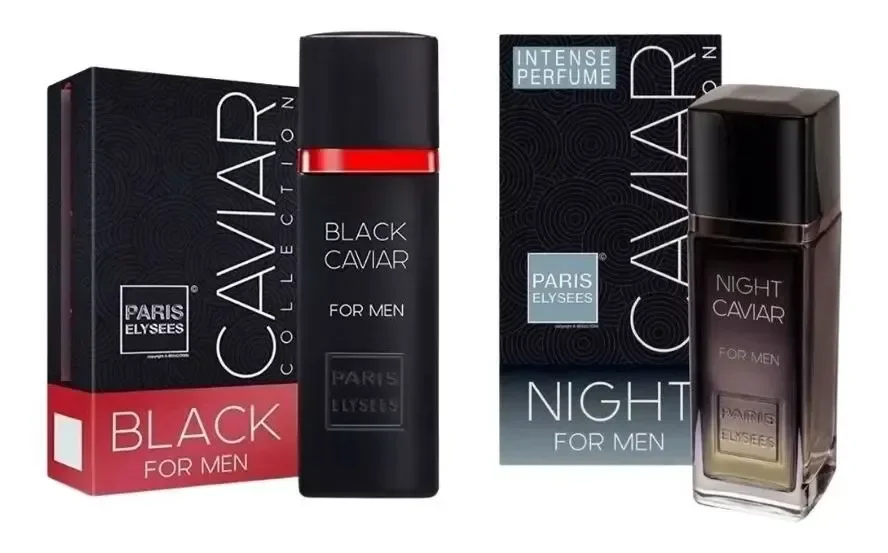 Kit Paris Elysees Black & Night Caviar Edt - 100 Ml