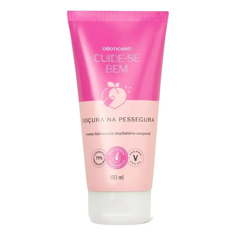 Creme Depilatório Doçura Na Pessegura 150ml Cdb- Boticário