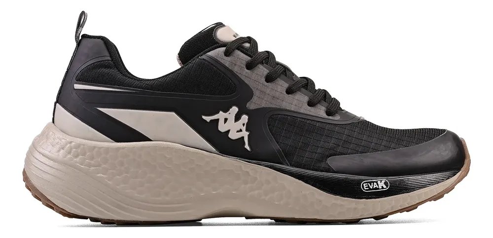 Tênis Kappa Traker Masculino Preto - Bege 38 Br
