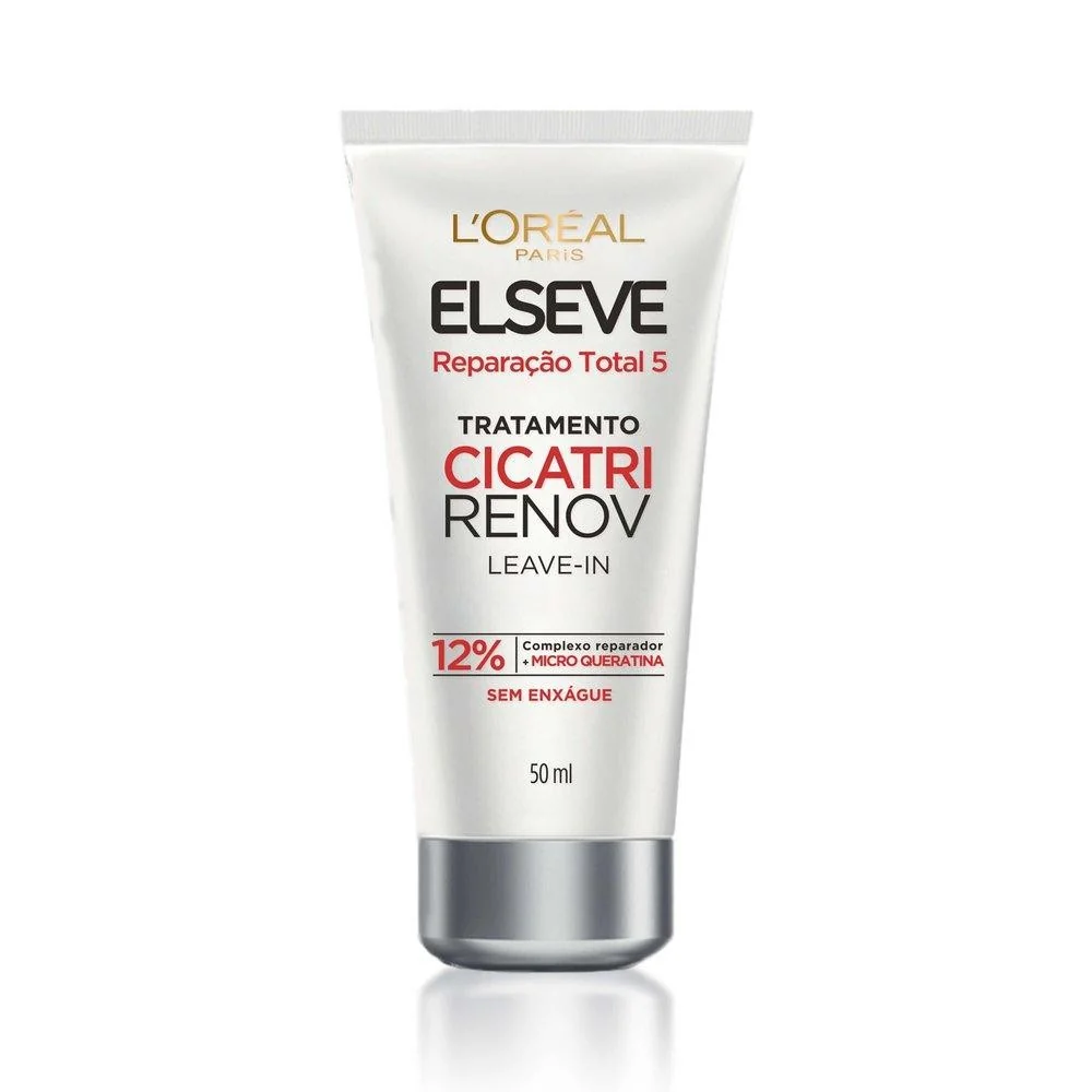 LEAVE-IN DE TRATAMENTO LORÉAL PARIS ELSEVE CICATRI RENOV 50ML