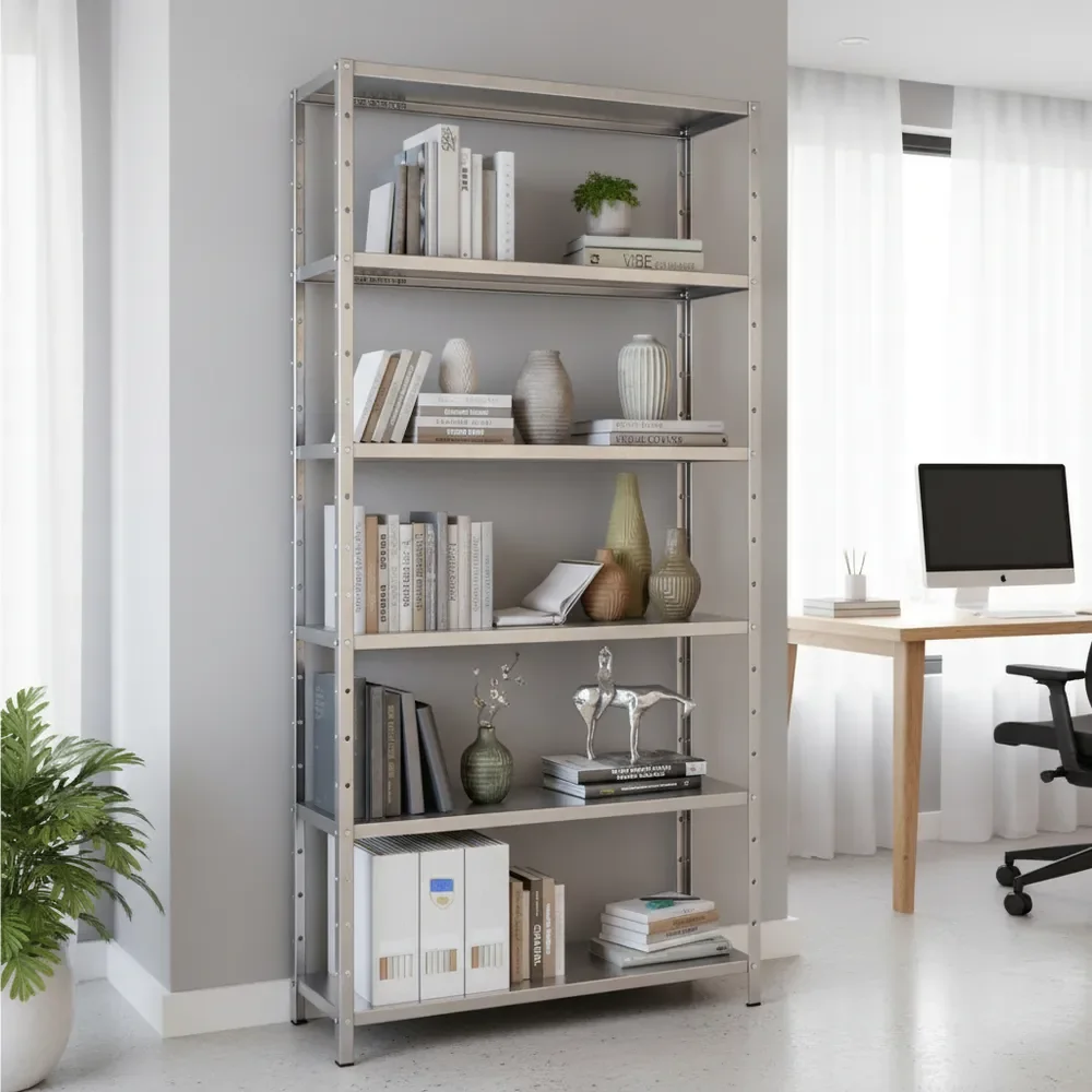 Estante Armário De Aço 6 Bandejas Galvanizada Multiuso Galvanizada