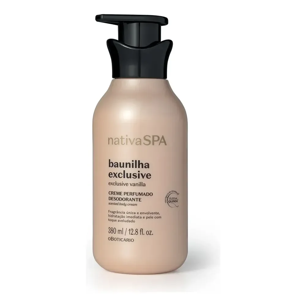 O Boticário Nativa Spa Creme Corporal Baunilha 380ml