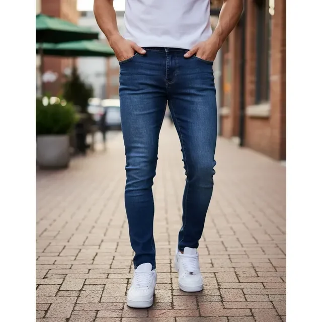 Calça Jeans Masculina Original Elastano Lycra