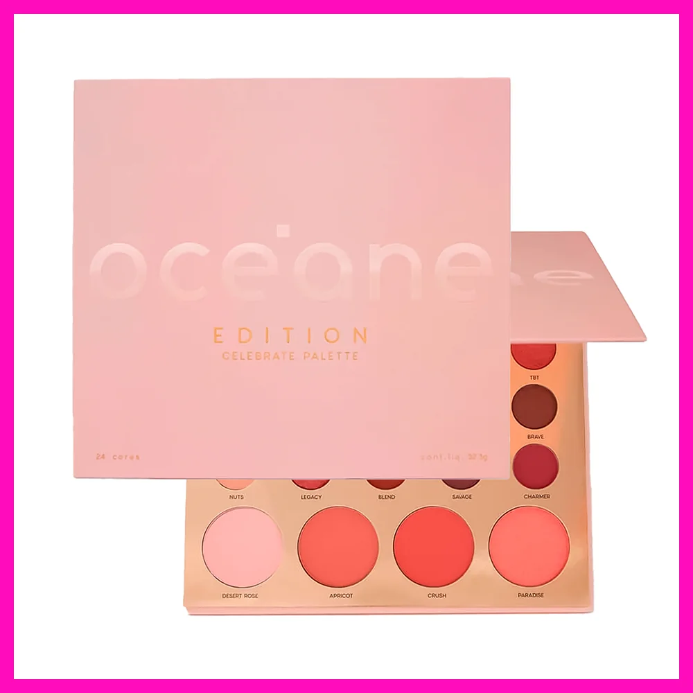 Océane Edition Celebrate Palette 24 Cores (Paleta de Sombras Com Tons Versáteis e Modernos)