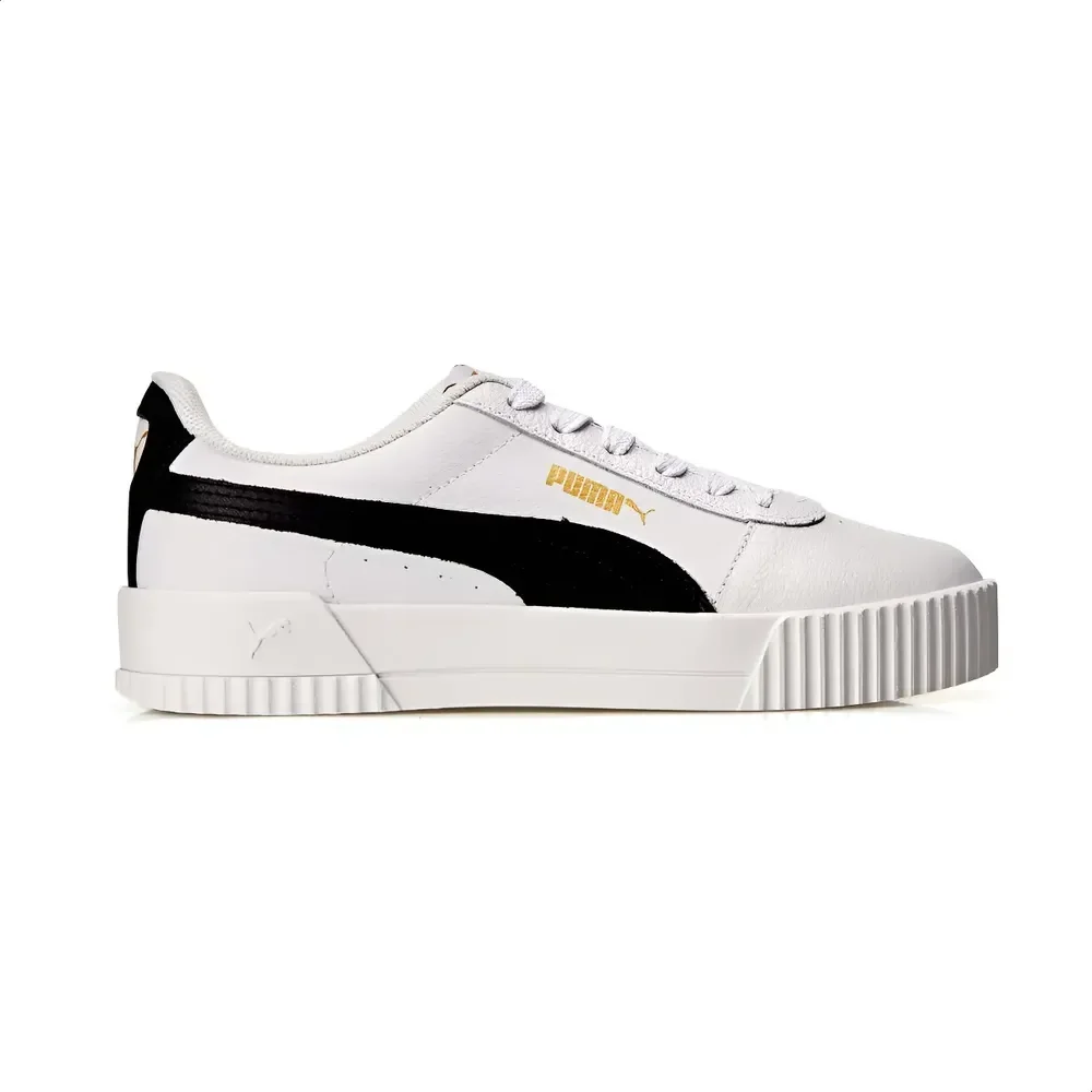Tênis Casual Feminino Carina Lux Puma White/white/black 36 Br