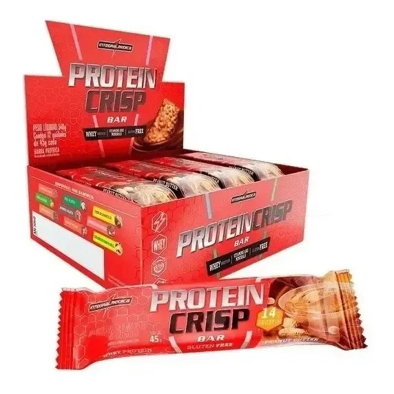 Protein Crisp Bar Cx 12un Barrinhas- Integralmédica Original