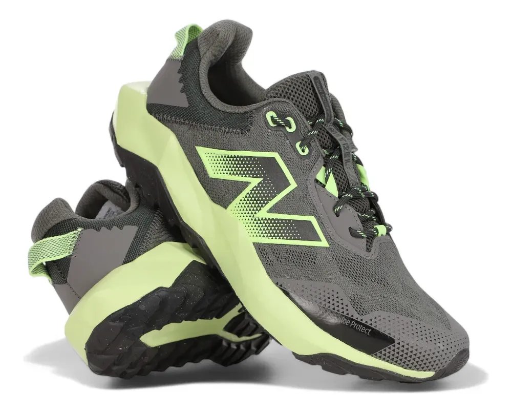 Tênis New Balance Nitrel V6 Masculino Corrida Trilha Cinza-verde 41 Br