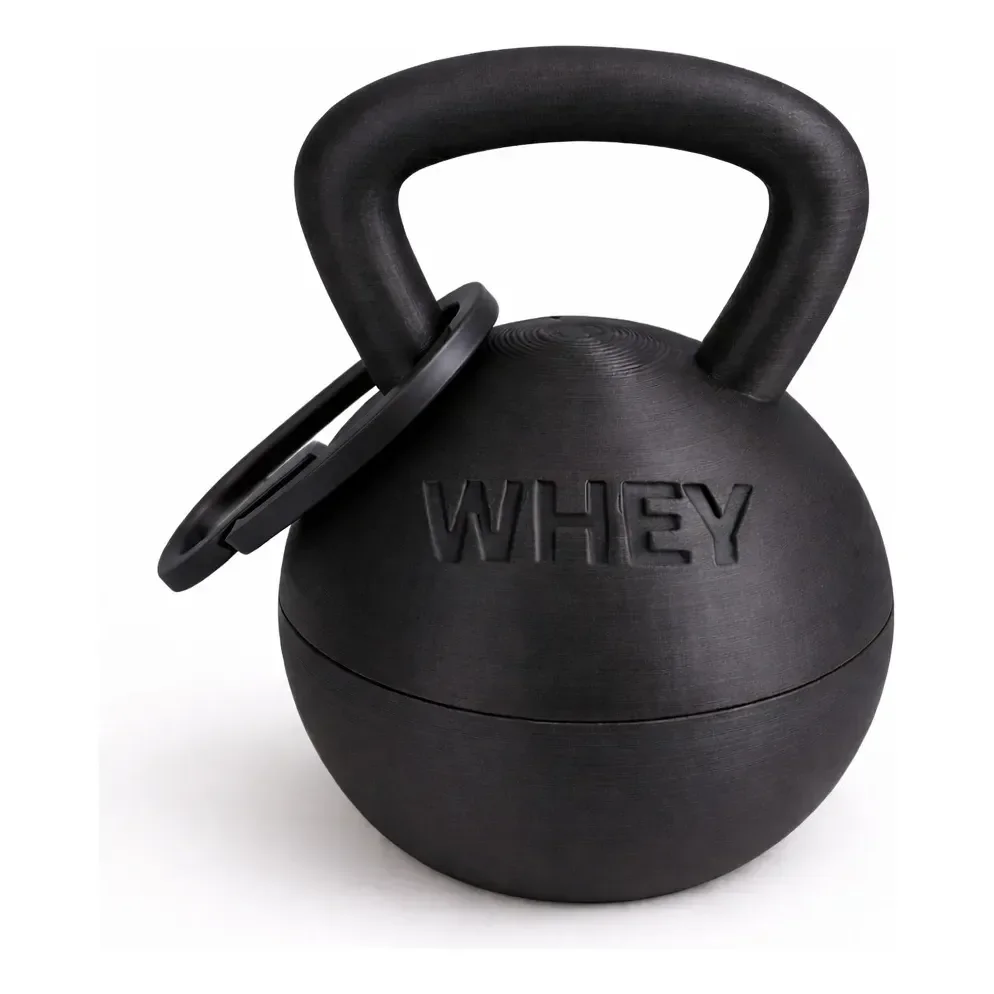 Porta Whey Chaveiro 30g Com Tampa Rosca Para Academia Preto