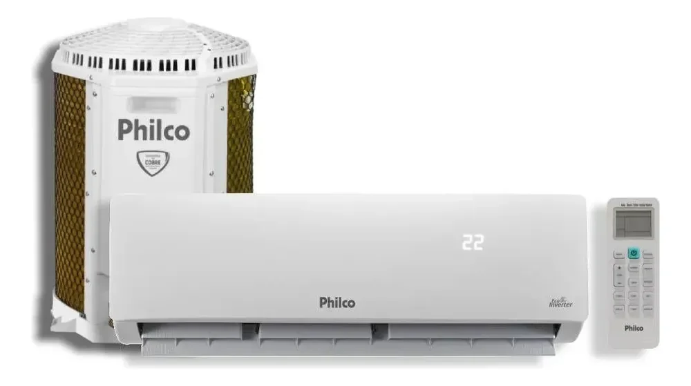 Ar Condicionado Inverter Philco 9000 Btus Frio 220v Pac9ft Branco 220v