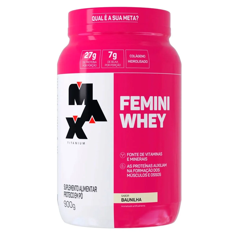 Femini Whey 900g Pote - Max Titanium