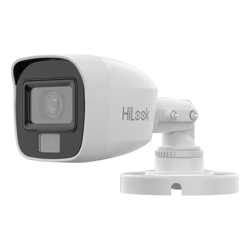 Câmera Bullet Thc-b127-lpc Fixa Luz Dupla 2mp Hikvision Branco
