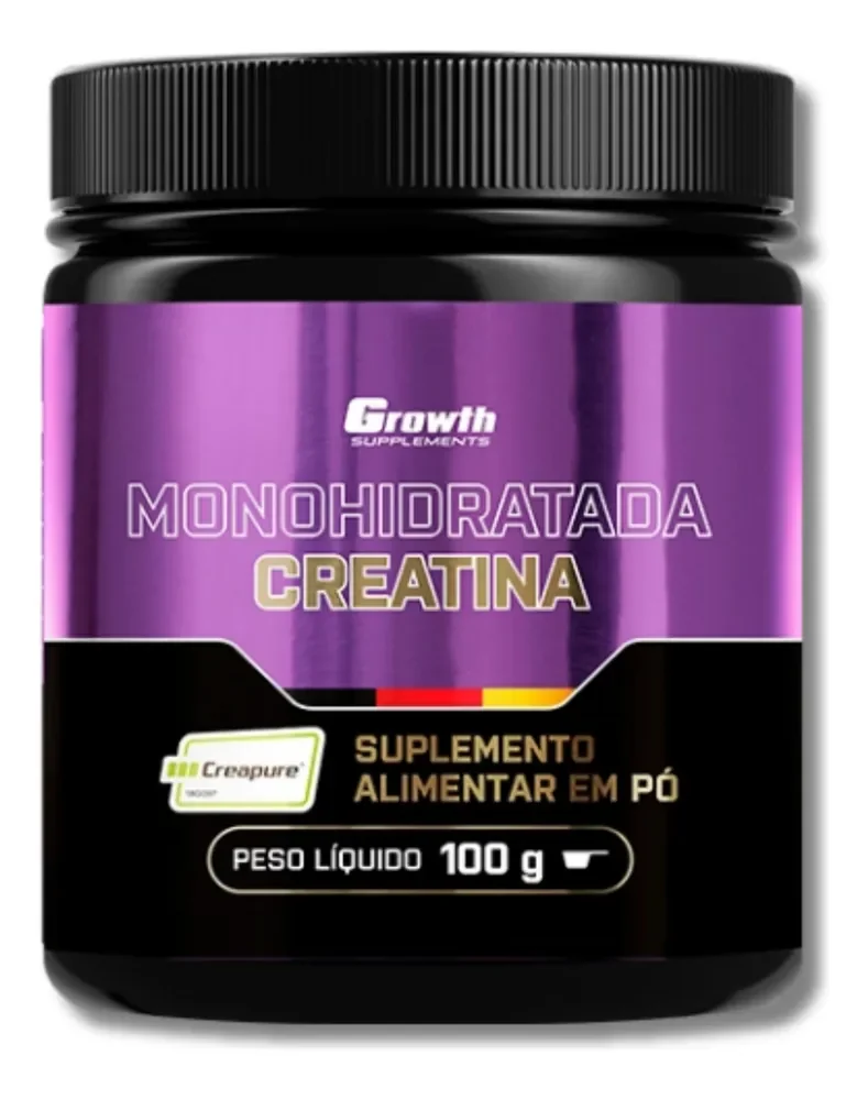 Creatina Em Pó 100g Creapure Growth Supplements