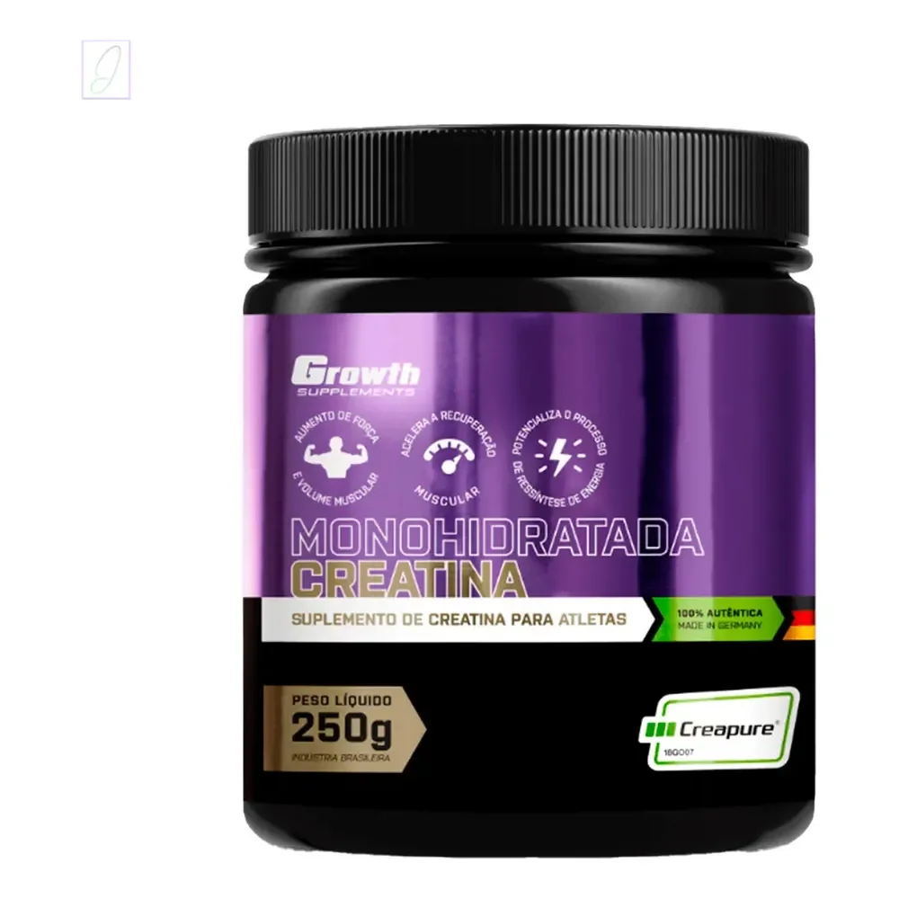 Suplemento Creatina Creapure De 250g Sem Sabor Neutro