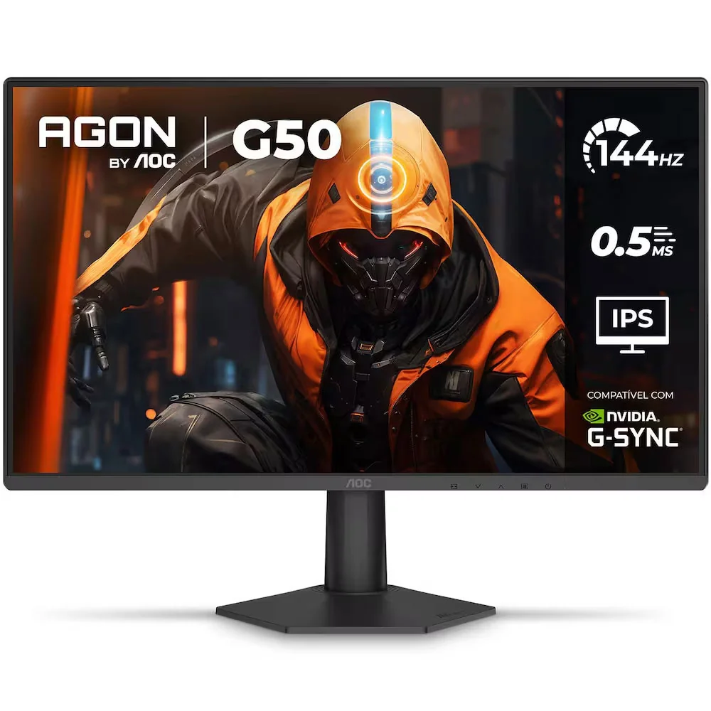 Monitor Gamer 24 AGON 24G50F 144Hz G-Sync 0,5ms HDR10 AOC