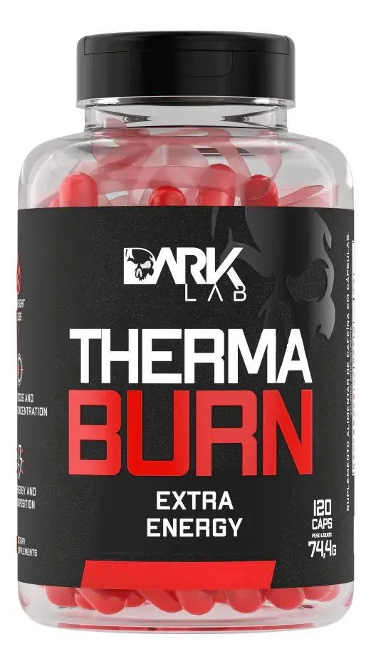 Termogênico Therma Burn 210mg De Cafeína 120 Caps Dark Lab Sabor Sem sabor