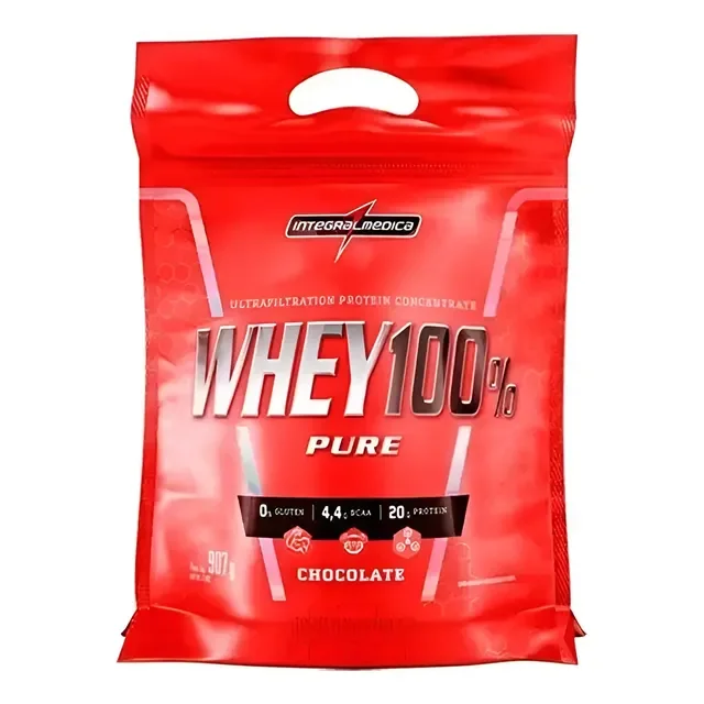 Whey 100% Pure 907g Integralmedica Refil