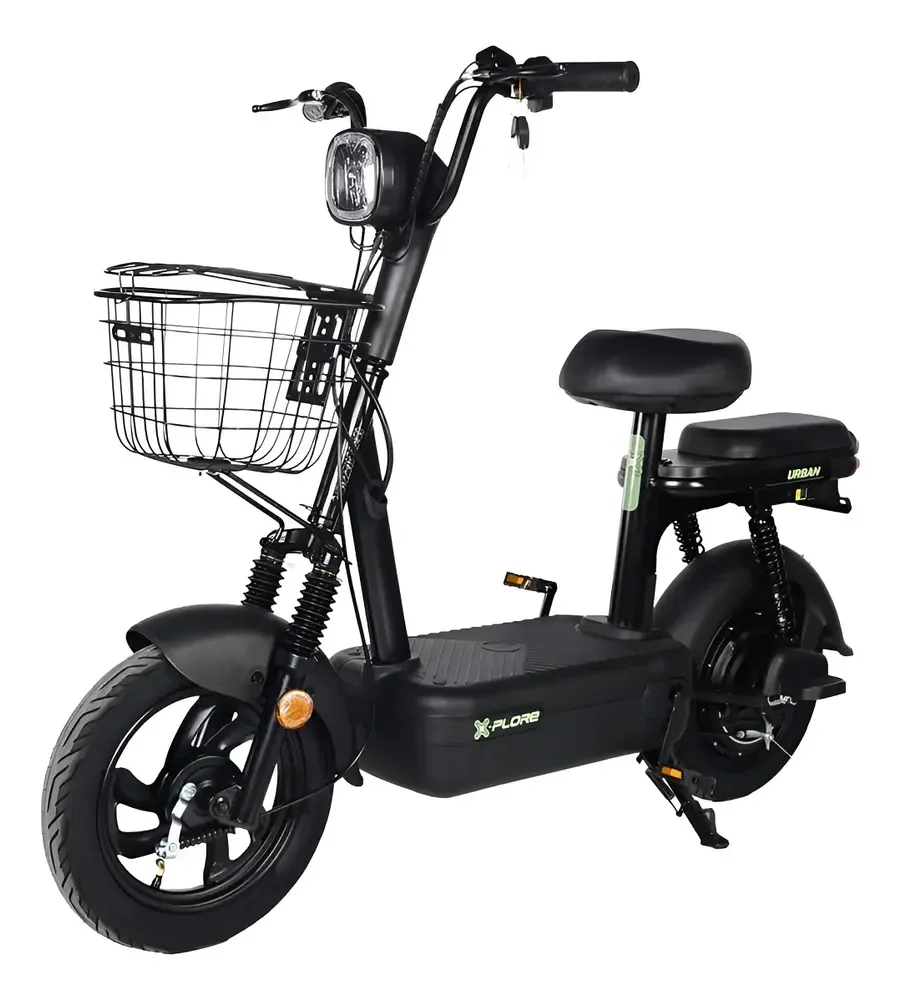 Bicicleta Scooter Elétrica Xplore 48v/ 12ah 500w Sem Cnh Preto