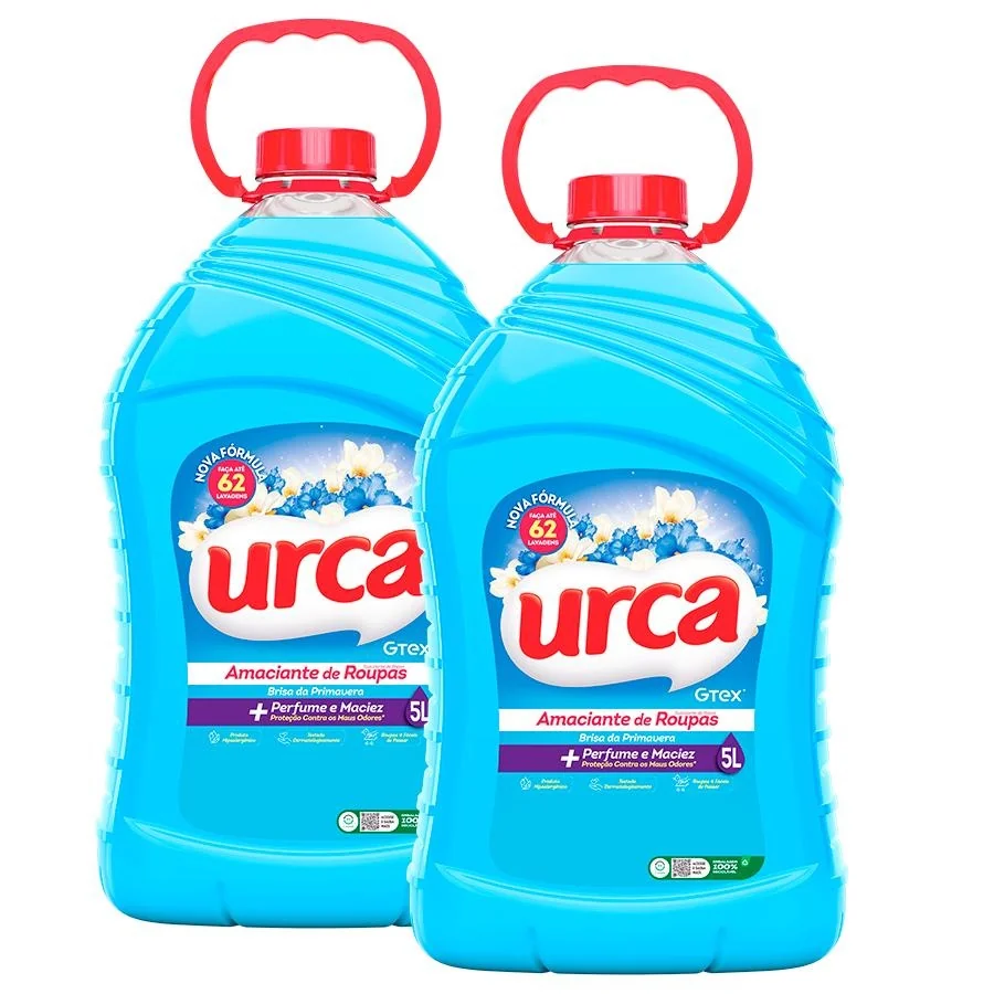 Kit 2 Amaciantes Urca Brisa Azul - 5l