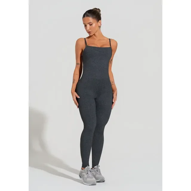 Macacão Fitness Feminino Com Alças Reguláveis Soul Dlk