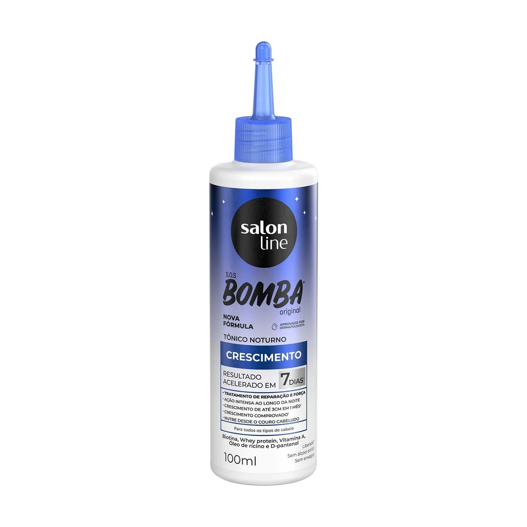 Tônico Noturno SOS Bomba Original Crescimento 100ml