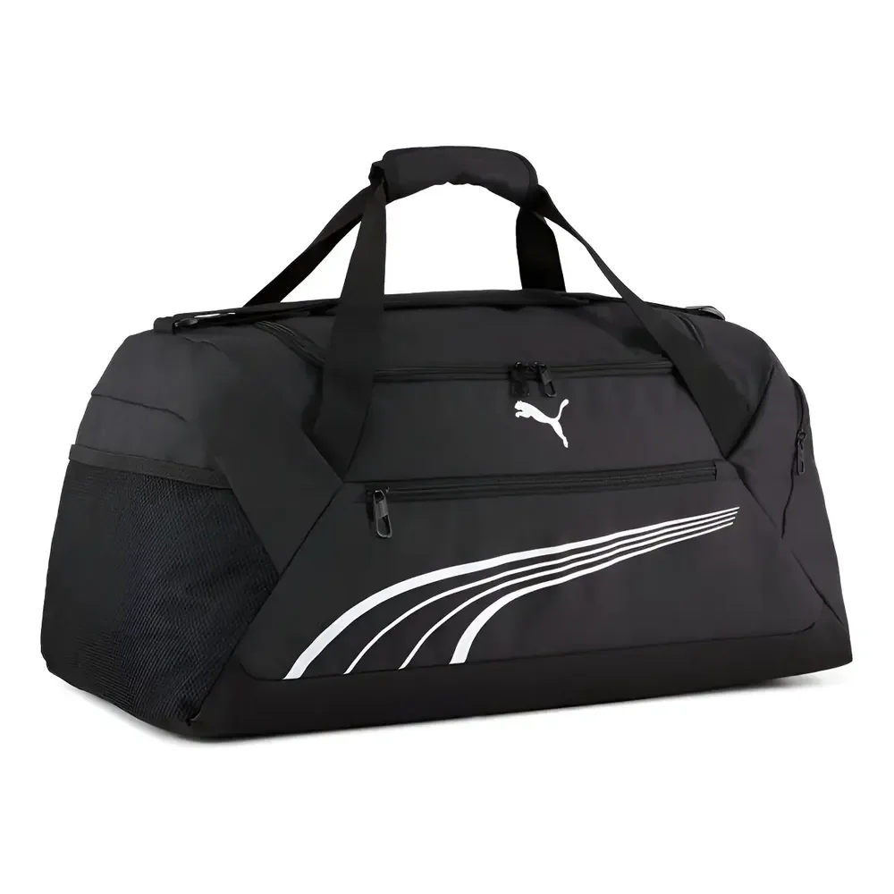 Bolsa Casual Masculina Fundamental Medium Sports Capacidade De 49l Puma Preto Liso