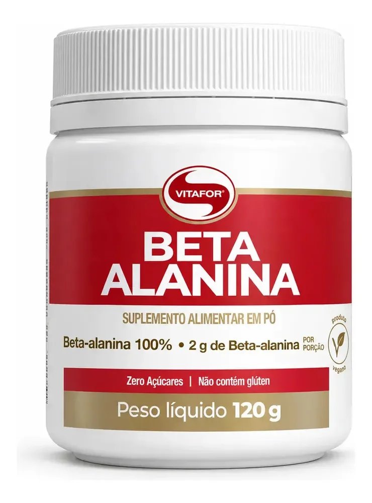 Beta alanina 100% 2g Vitafor 120g