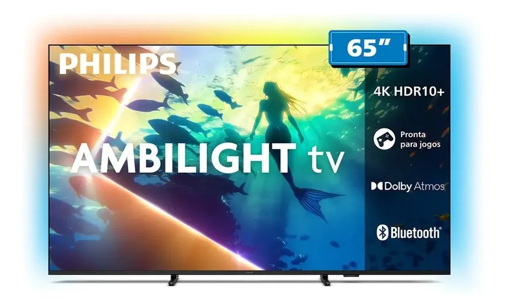 Smart Tv Lcd Led 65 Philips 65pug8100/78 4k Uhd Wi-fi + Blu