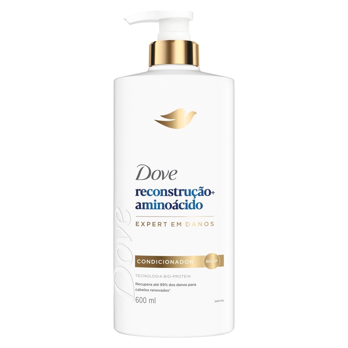 Dove Condicionador Reconstrução + Aminoácido 600ml Pump
