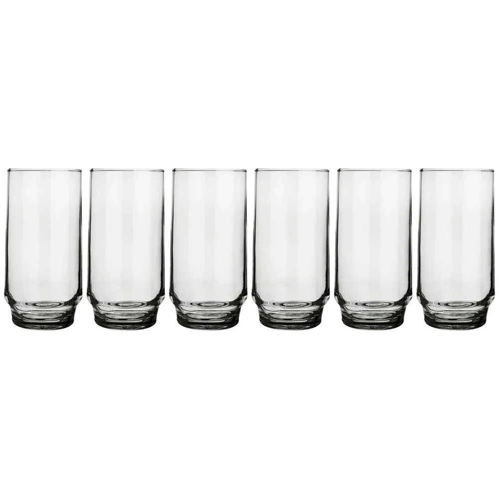 Conjunto de Copos Lights em Vidro 300 ml 6 Peas Nadir